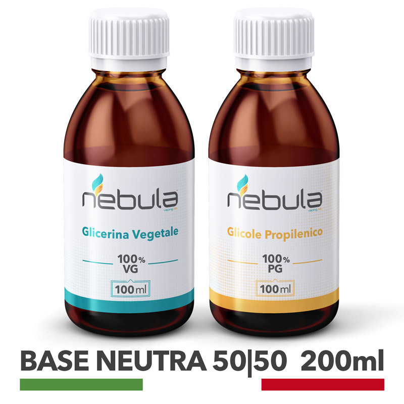 Nebula - Kit Base Neutra 200ml 50 VG / 50 PG
