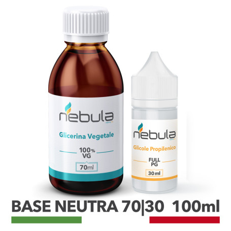 Nebula - Kit Base Neutra 100ml 70 VG / 30 PG