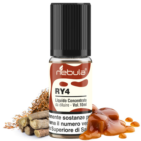 Nebula RY4 Tabacco, Liquirizia, Caramello 10ml